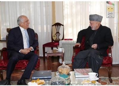 اظهارات مخالف اشرف غنی و کرزی درباره صلح افغانستان پس از ملاقات با خلیلزاد