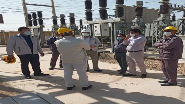 بازدید معاون بهره برداری شرکت برق منطقه ای از پست های برق شهرستان سیستان