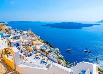 آشنایی با جزیره زیبای سانتورینی زیباترین مکان گردشگری یونان